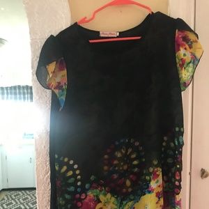 Women's layered top XXL